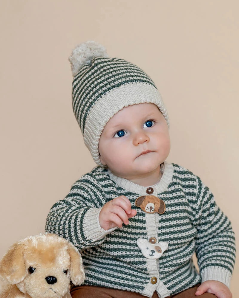 Otto Stripe Organic Knitted Beanie