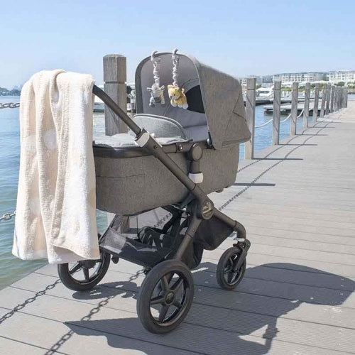 Stroller Toy Pair | Lion & Zebra