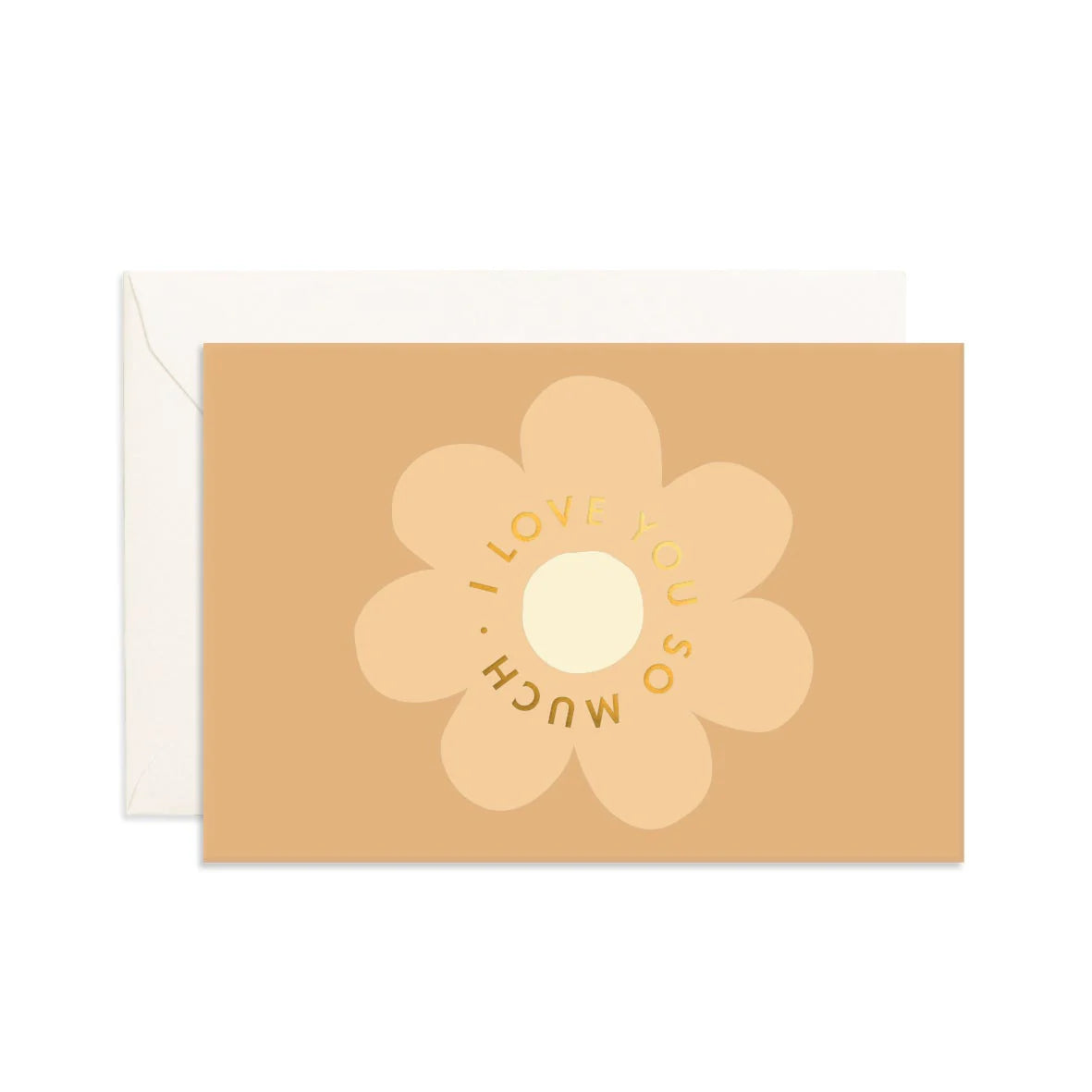 Love You | Flower - Mini Greeting Card