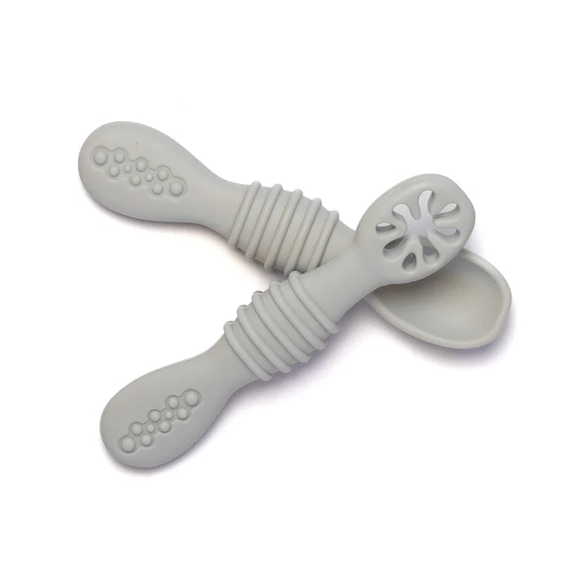 Mashie Spoon Teether Set | Slate