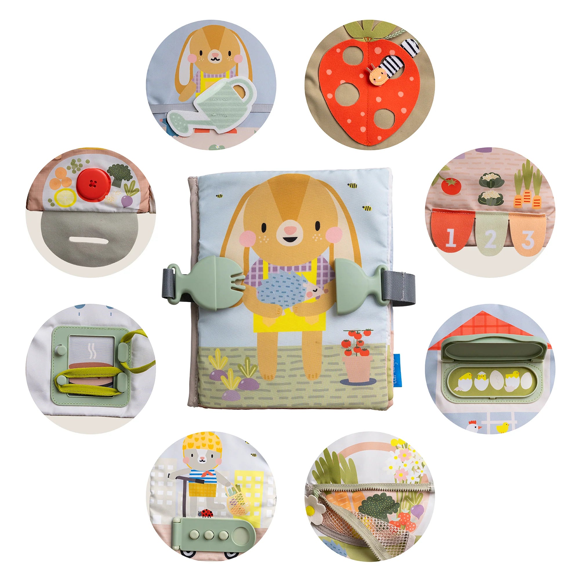 Quiet Busy Book 18m + | Taf Toys premium baby gift - Baba-lando