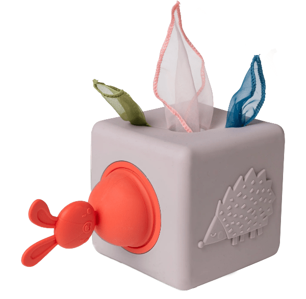 Pop up Tissue Box 12M+ | Taf Toys premium baby gift - Baba-lando