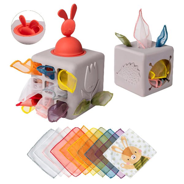 Pop up Tissue Box 12M+ | Taf Toys premium baby gift - Baba-lando