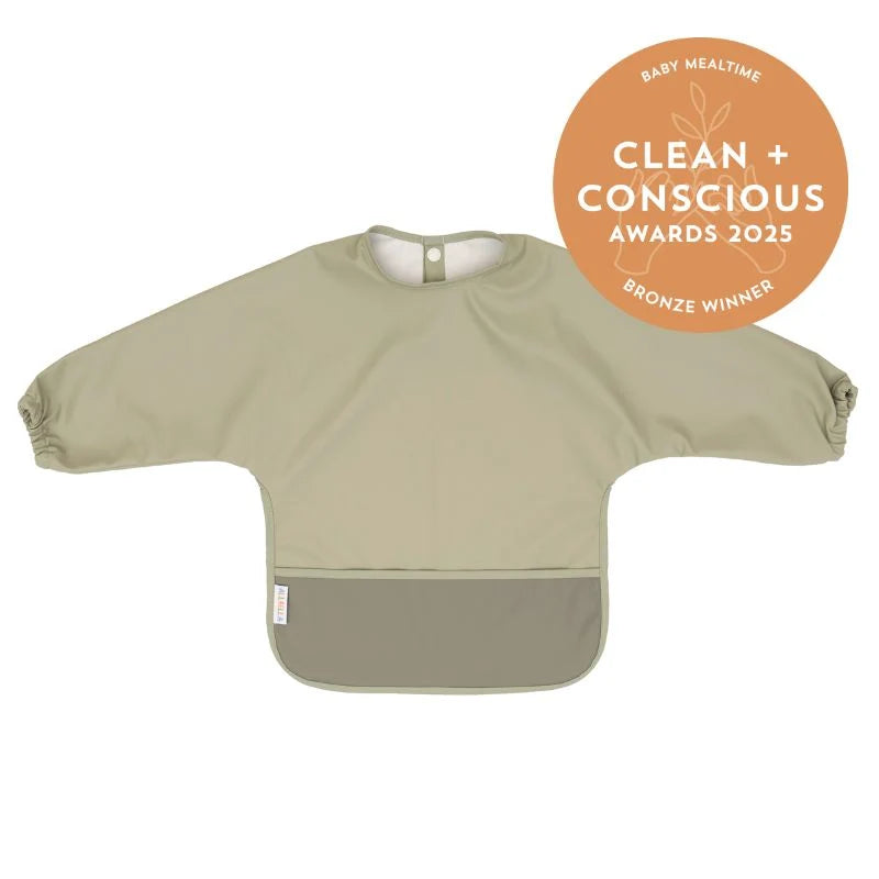 Recycled Long Sleeve Bib Light Sage