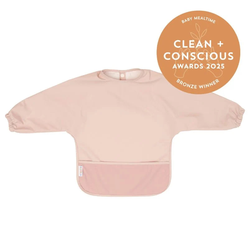 Recycled Long Sleeve Bib Light Pink