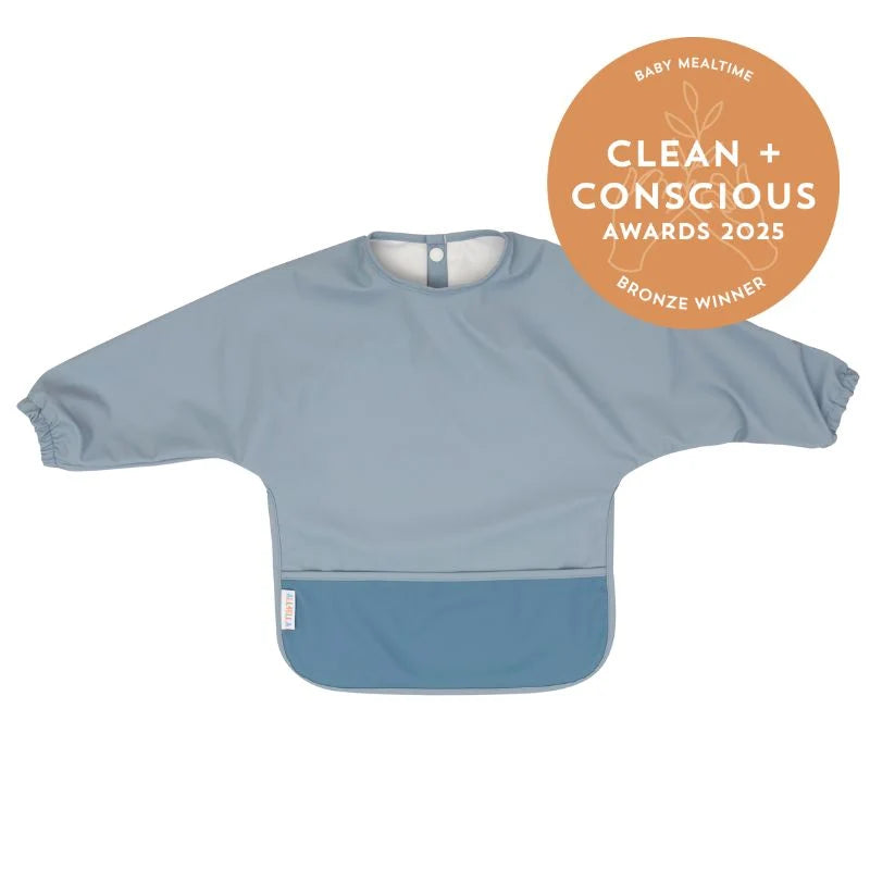 Recycled Long Sleeve Bib Light Blue