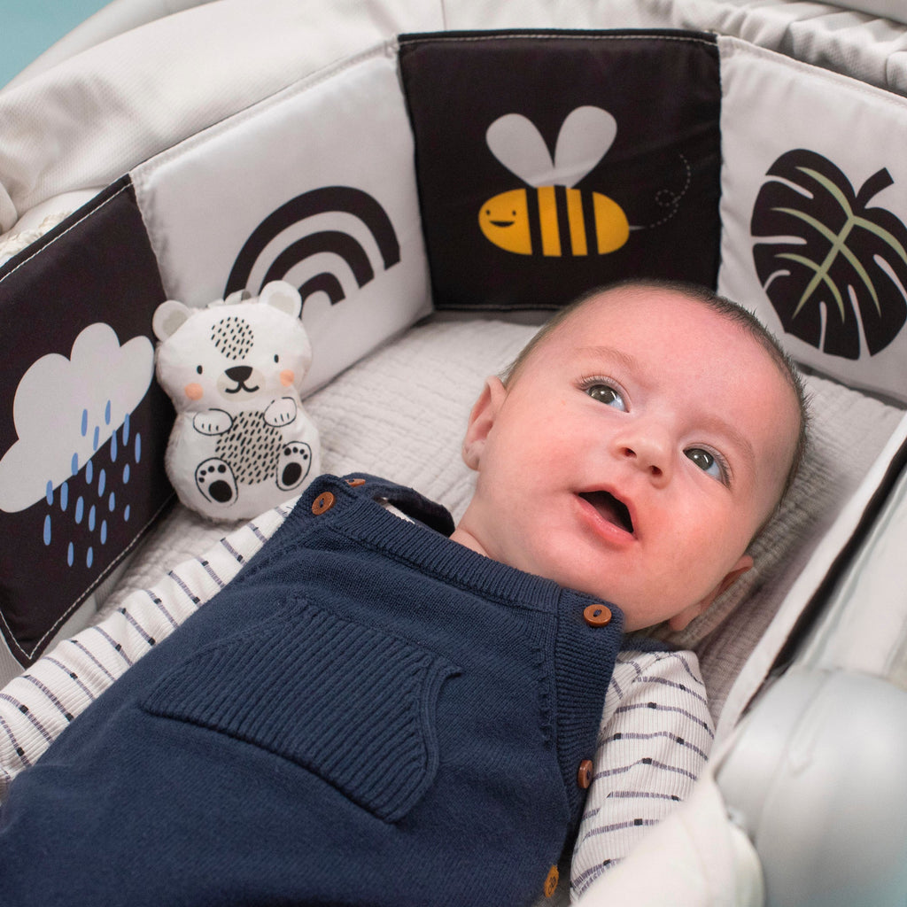 Savannah Black & White Tummy Book | Taf Toys premium baby gift - Baba-lando
