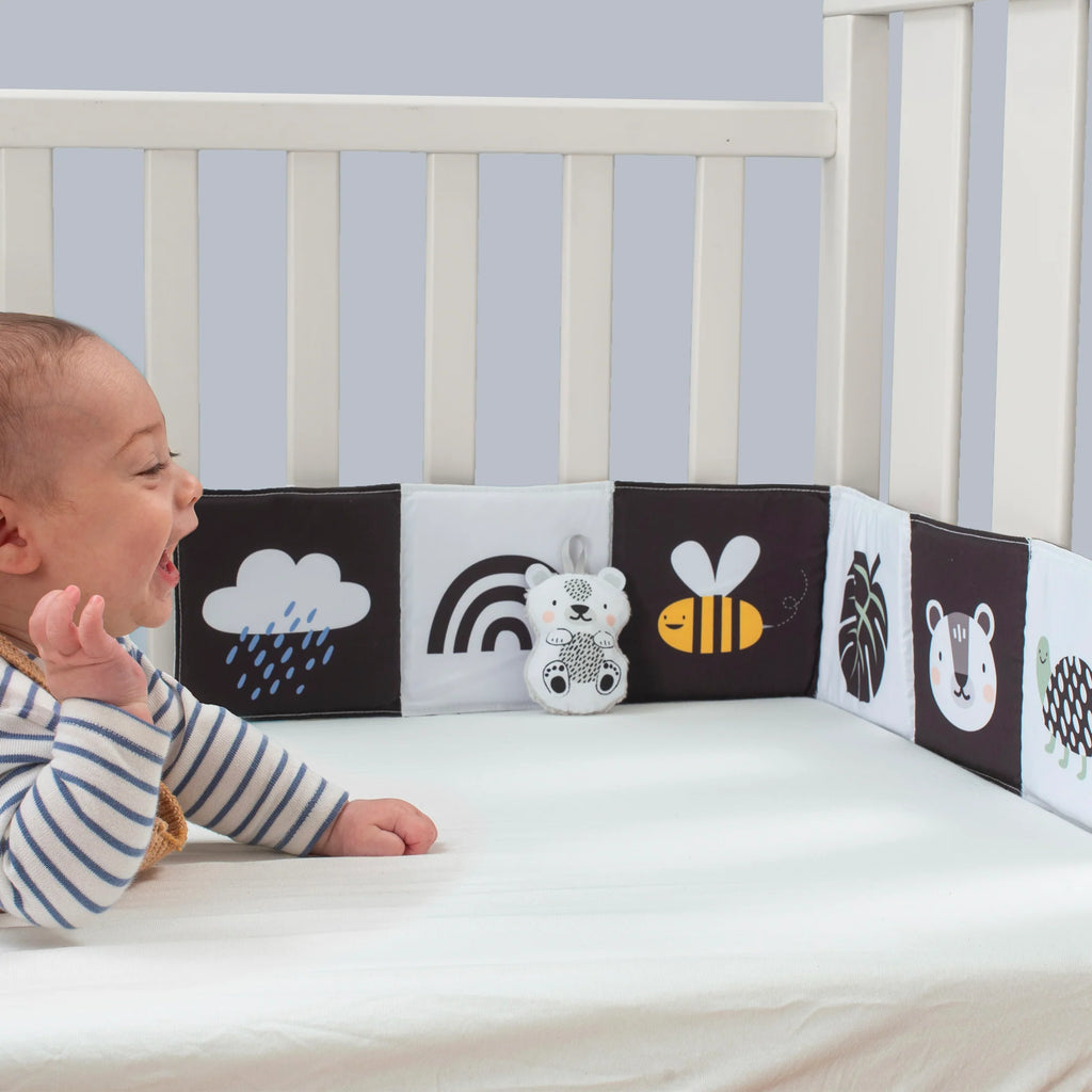 Savannah Black & White Tummy Book | Taf Toys premium baby gift - Baba-lando