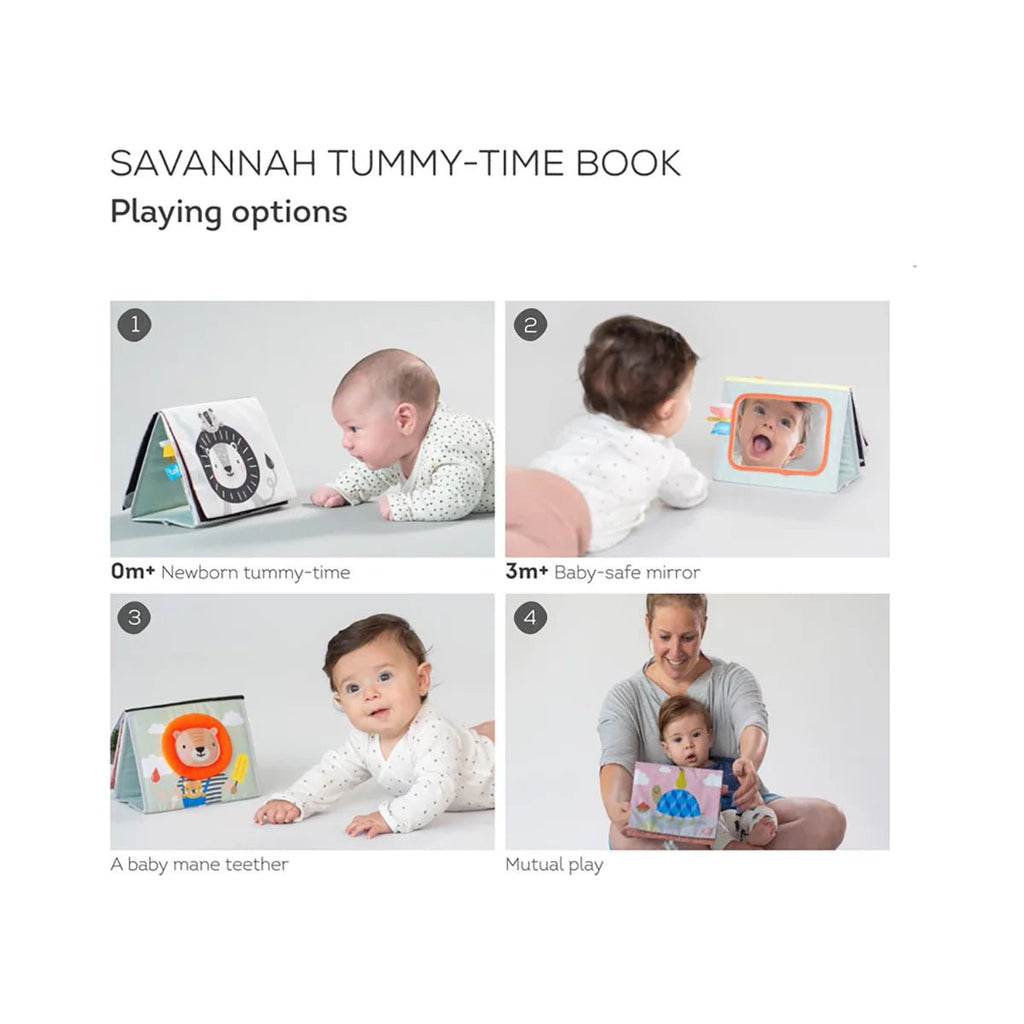 Savannah Tummy Time Book | Taf Toys premium baby gift - Baba-lando