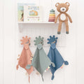 Silicone Teether With Muslin | Rose