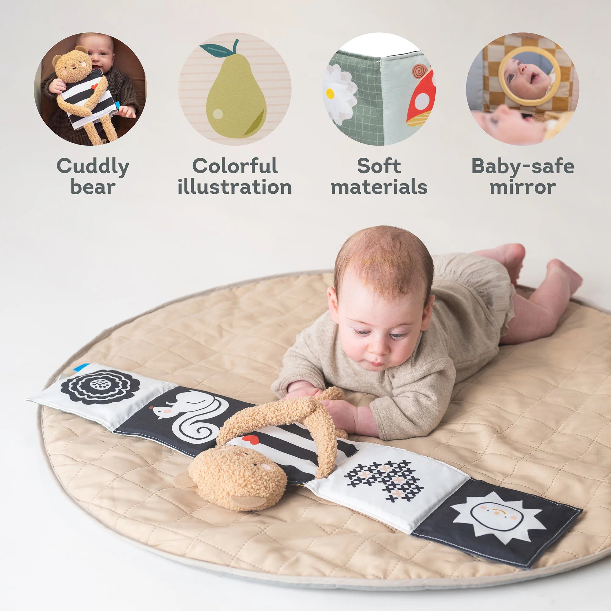Snuggle Bear Book | Taf Toys premium baby gift - Baba-lando