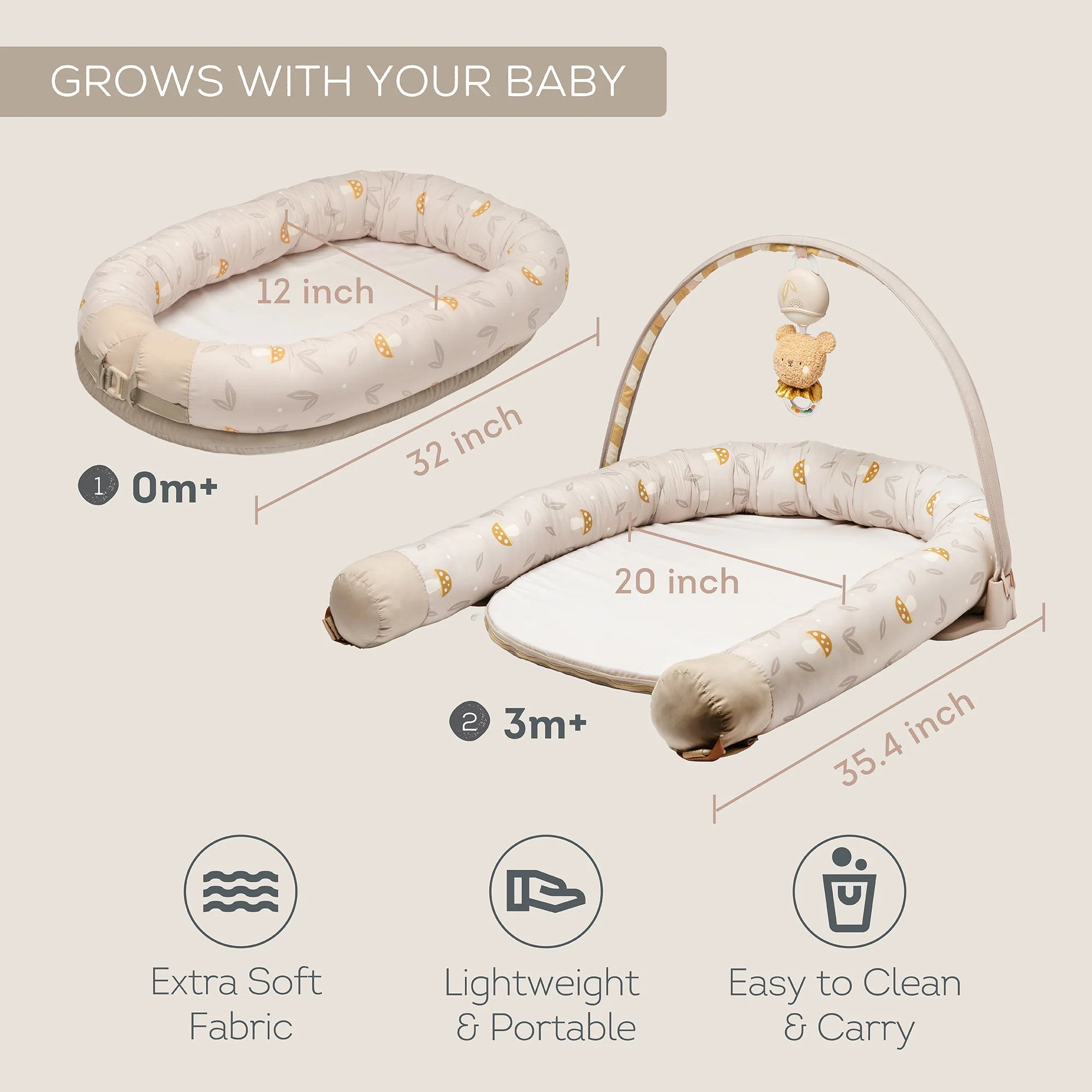 Snuggle Play Pod | Taf Toys premium baby gift - Baba-lando