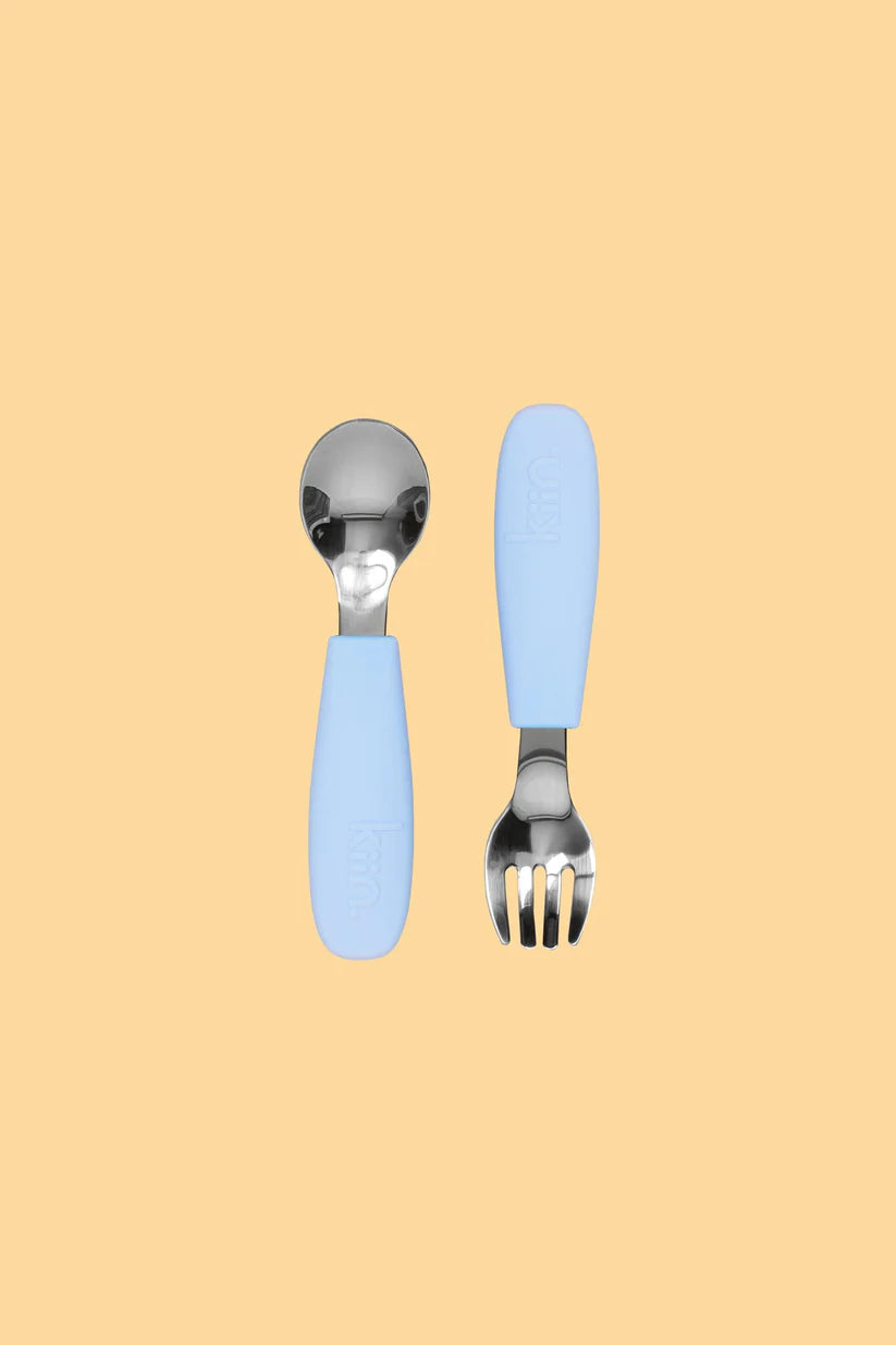 Silicone Cutlery Set | Pastel Sky