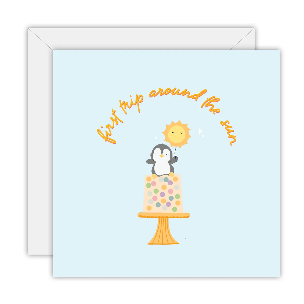 First Trip Around the Sun | Greetings Card