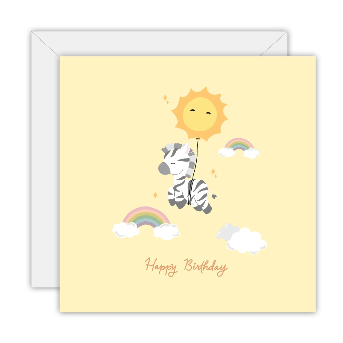 Happy Birthday - Zebra | Greetings Card