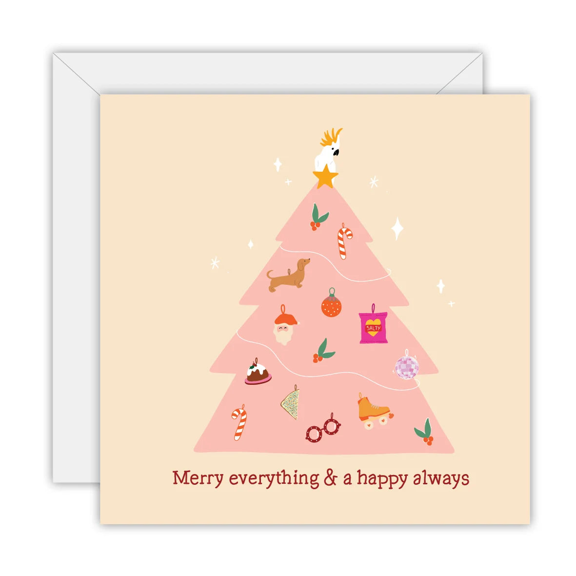 Merry Everything & Happy Always – Tree | Greetings Card