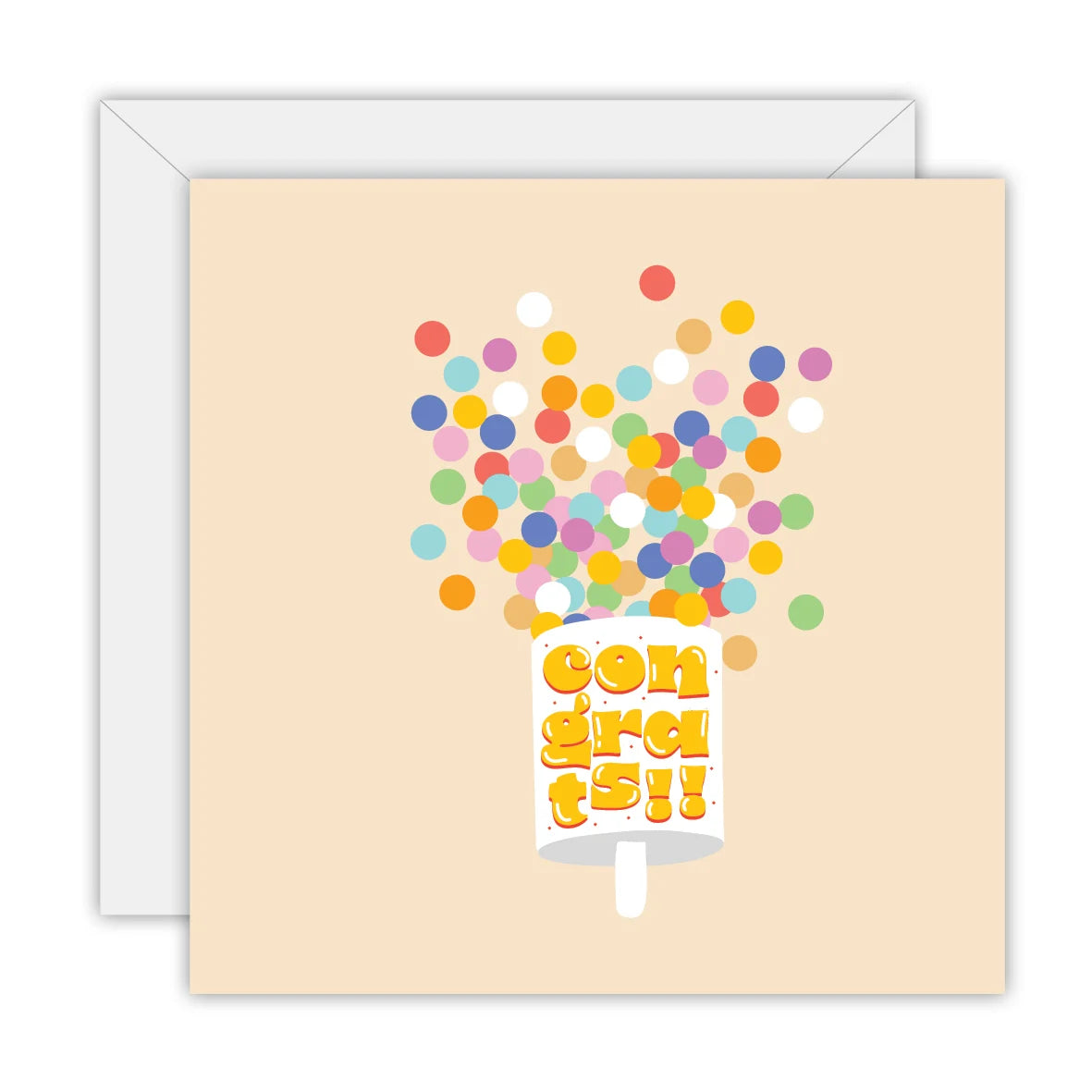 Congrats - Confetti | Greetings Card