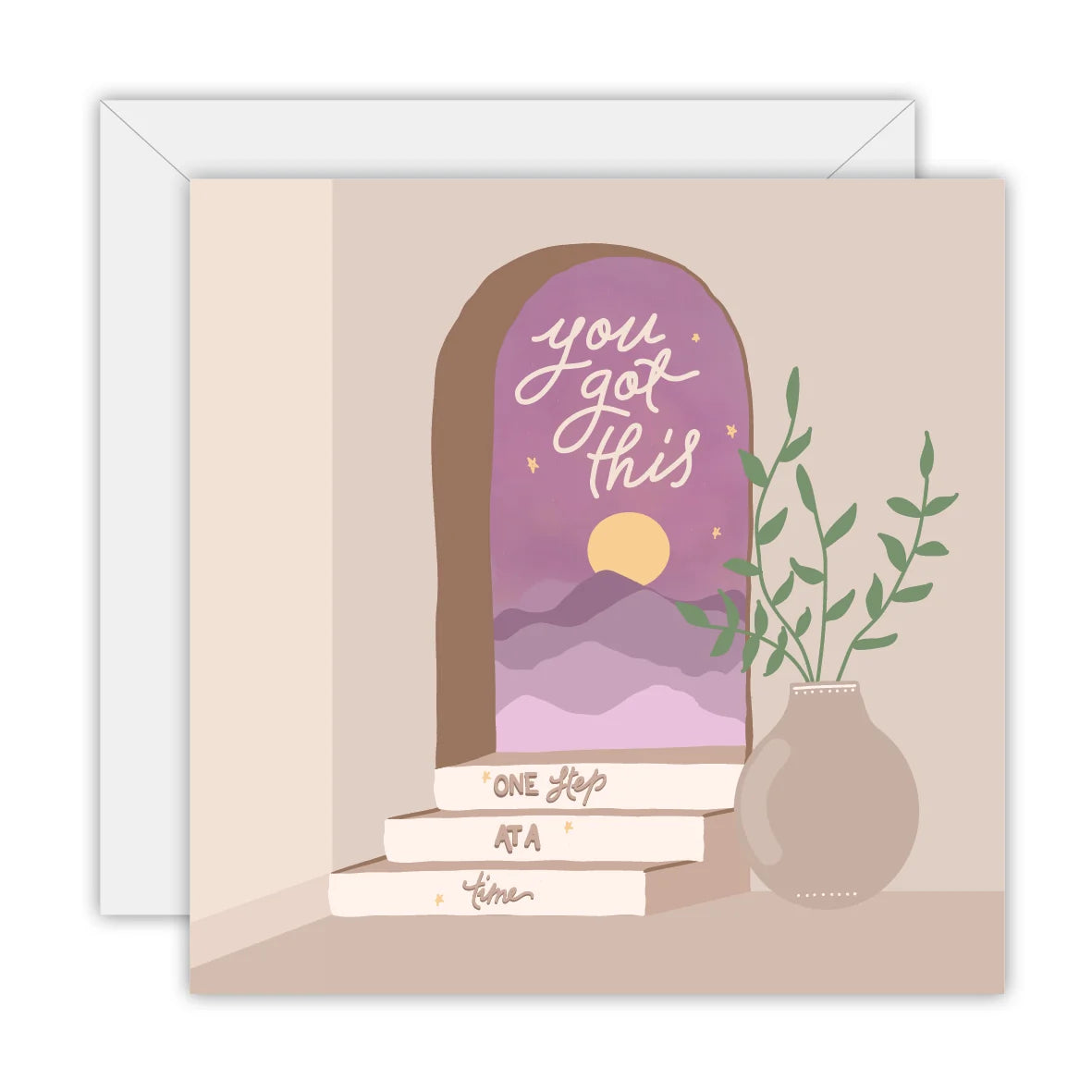 You Got This – One Step at a Time | Greetings Card