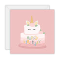 Happy Birthday Unicorn Cake | Greetings Card