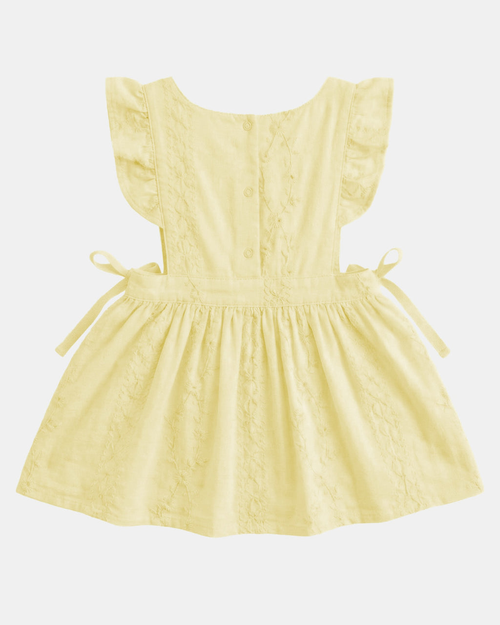 Baby Pinafore Florence | Lemon