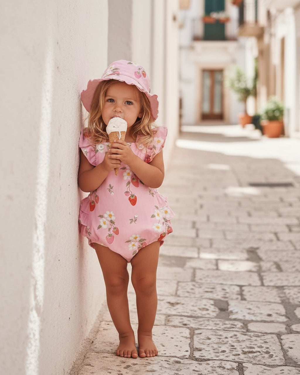 Baby Romper Strawberry Fields | Blossom