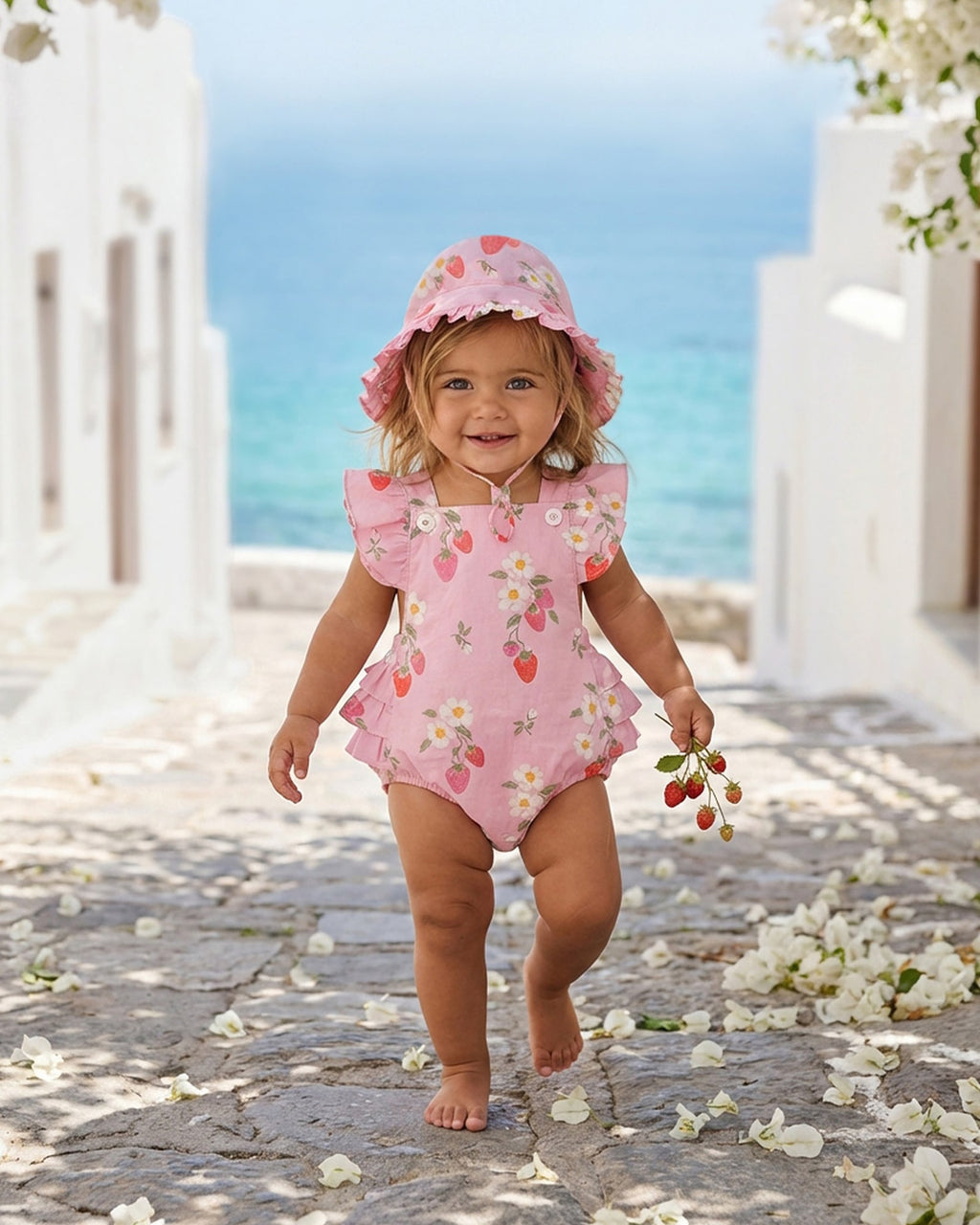 Baby Romper Strawberry Fields | Blossom