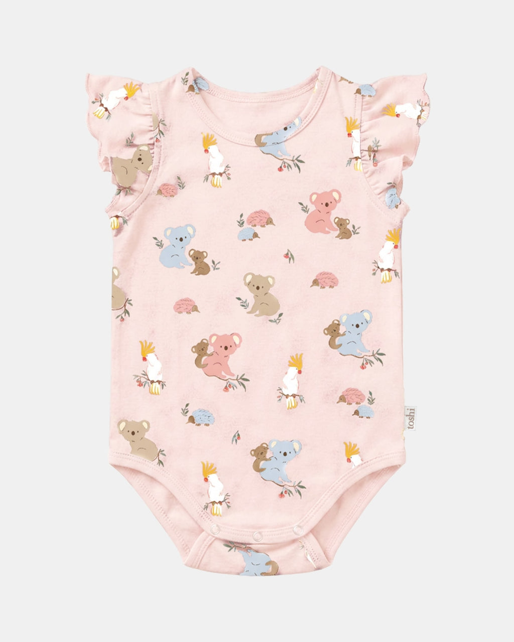 Onesie S/S Frill Arcadia Gumnut Babies Blossom
