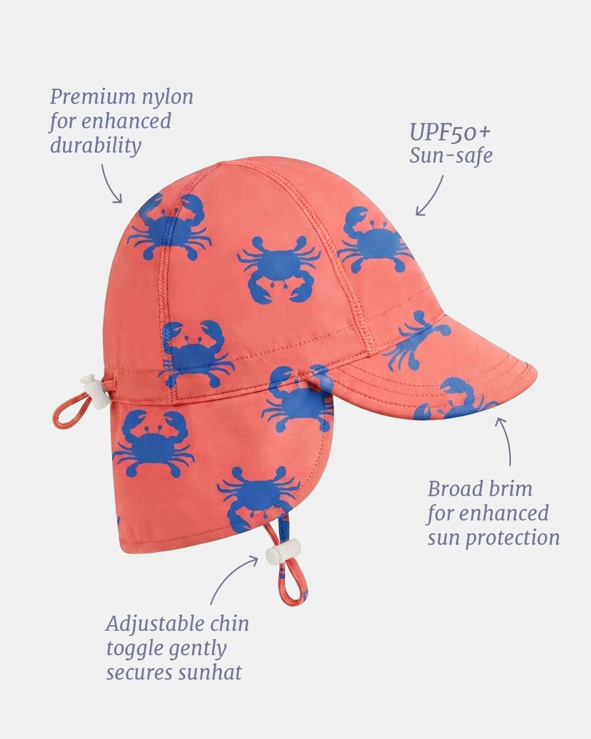Swim Flap Cap | Pirate Mud Crabs