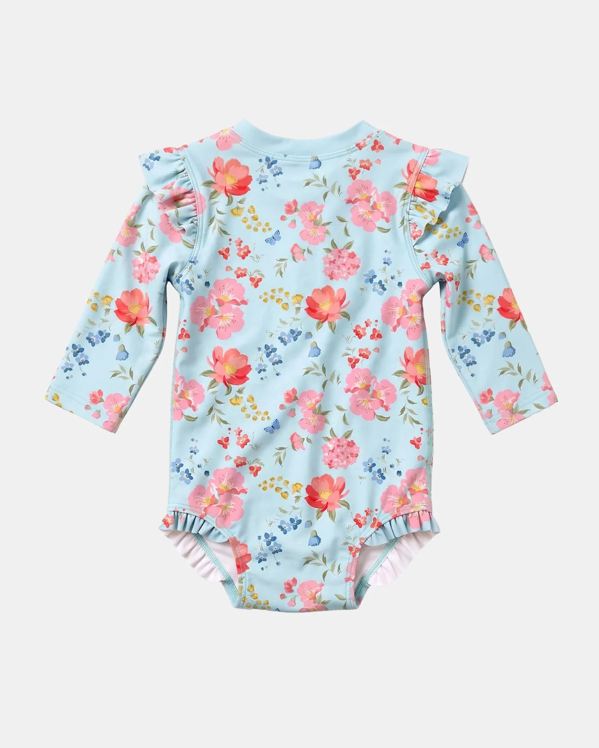 Swim Onesie L/S Twinkle | Aqua Garden