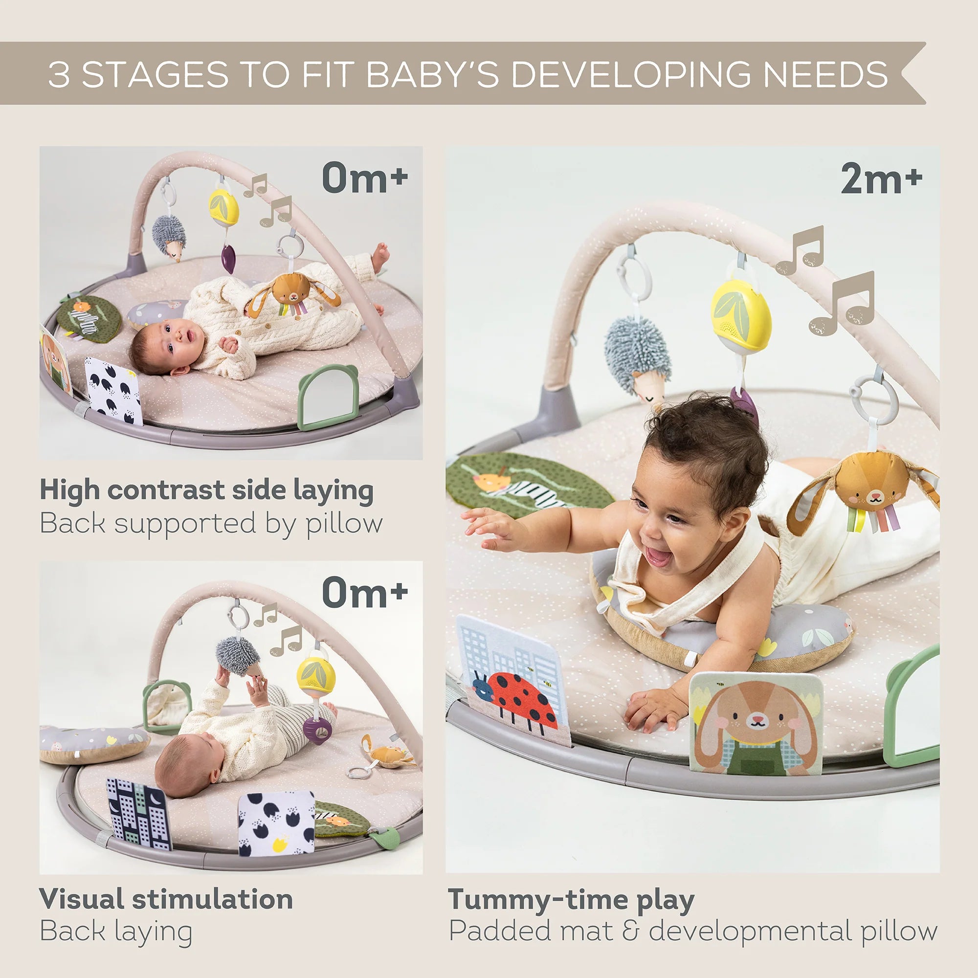 Tummy Time Activity Gym | Taf Toys premium baby gift - Baba-lando
