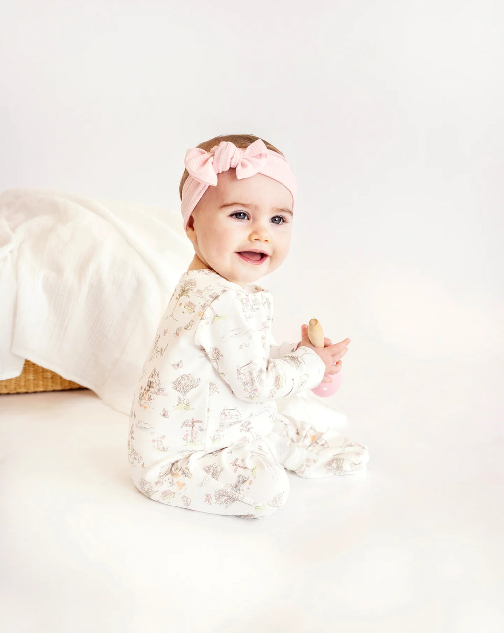 Beatrice Print Organic LS Zipsuit