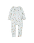 Farm Print Eco Cosy LS Zipsuit