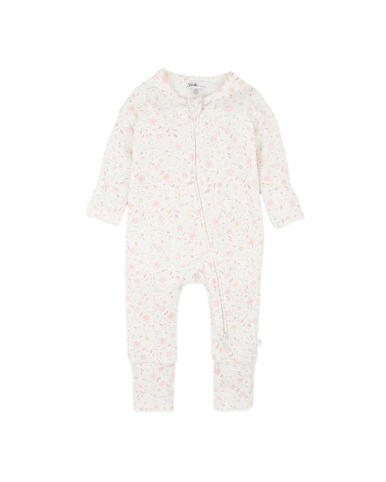 Faye Print Organic Zipsuit
