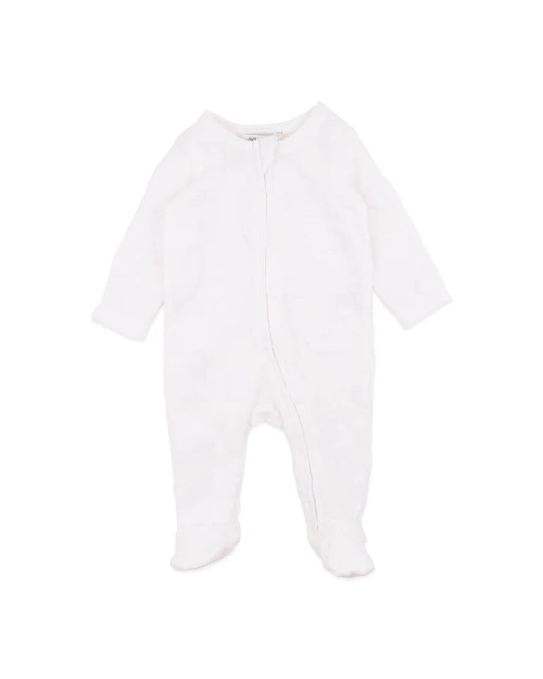 Cloud Organic Jacquard LS Onesie
