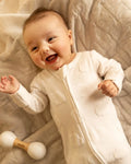Cloud Organic Jacquard LS Onesie