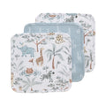 Organic Wash Cloths | Wild Safari - set of 3