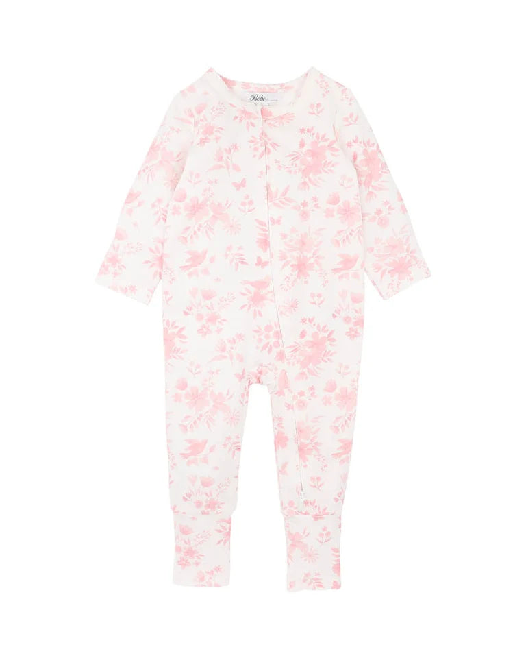 Fern Birds Organic LS Zipsuit
