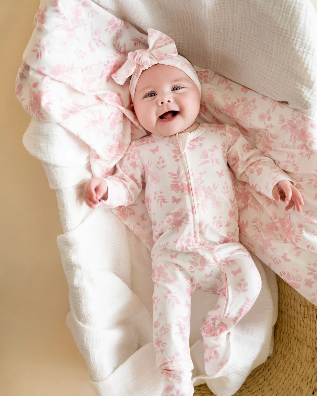 Fern Birds Organic LS Zipsuit