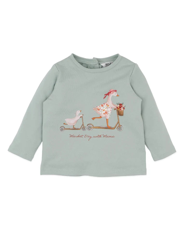 Emmy Ducks on Scooter LS Tee