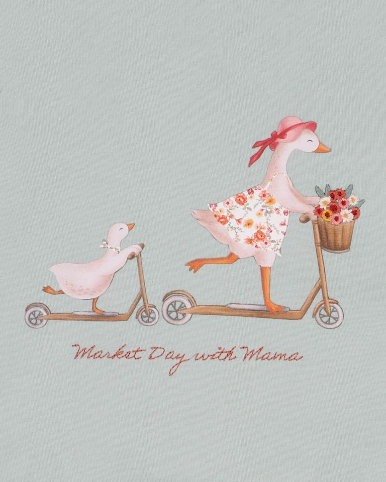Emmy Ducks on Scooter LS Tee