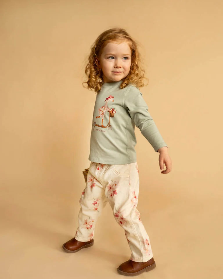 Emmy Ducks on Scooter LS Tee