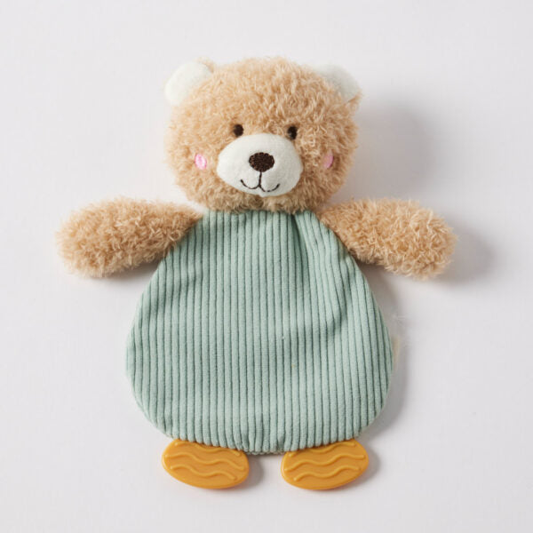 Hugglies Teddy Bear Crinkle Toy - Blue | Jiggle & Giggle