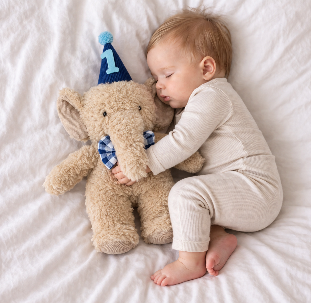 Harold Party Elephant | Milestone Keepsake Soft Toy