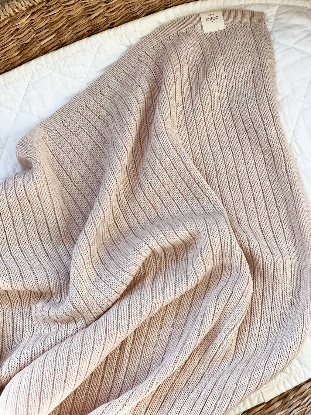 Ribbed Blanket |  Oat