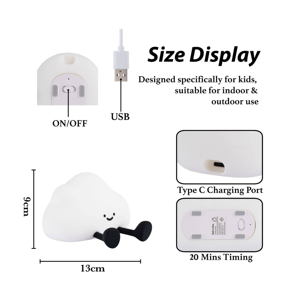 LED Touch Control Night Light | Cloud