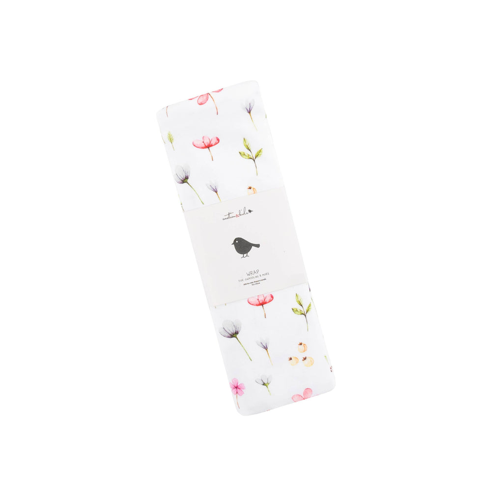 Fleur Organic Cotton Swaddle Wrap