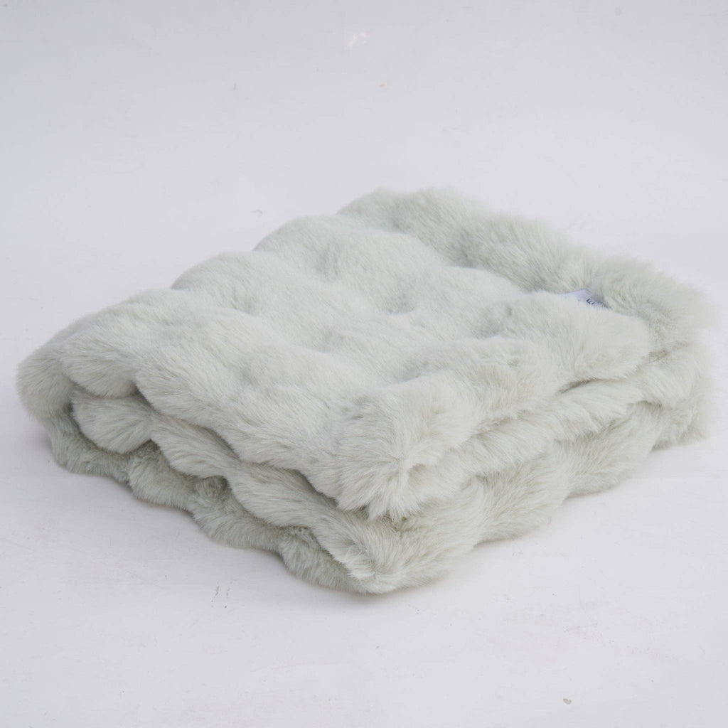 Cloud Bubble Baby Blanket - Willow Green