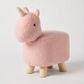 Bouclé Kids Stool | Unicorn