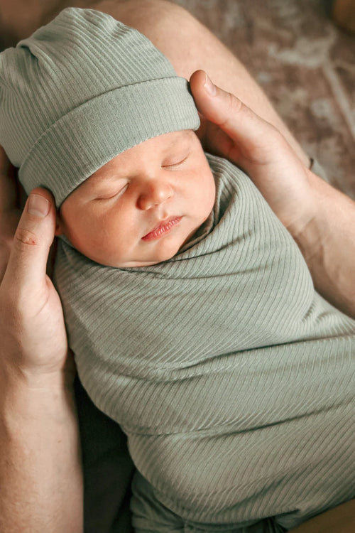 Bamboo Stretch Beanie | Sage