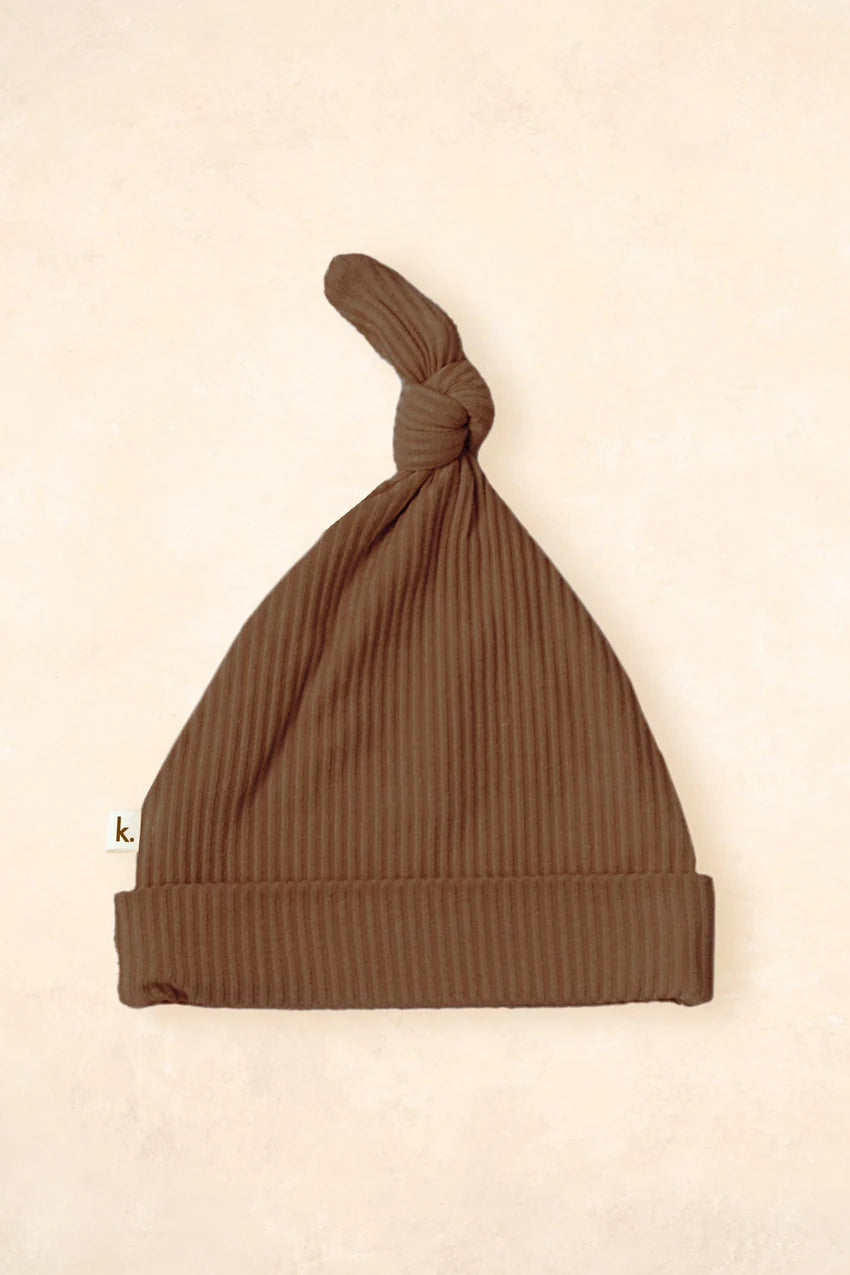 Bamboo Stretch Beanie | Chocolate